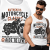 TANK TOP ŚMIESZNY MOTORYZACYJNE RIDE TO LIVE